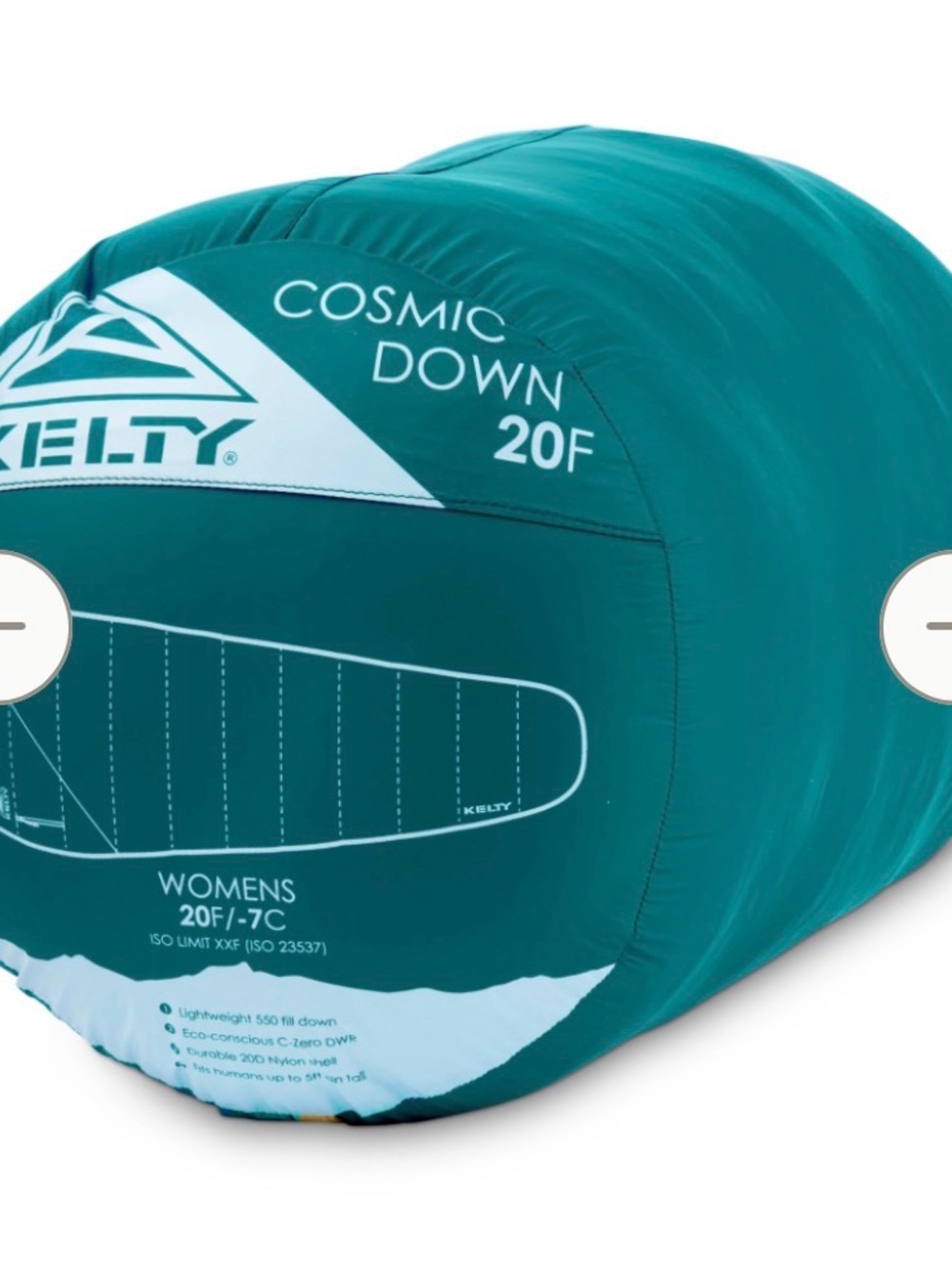 Kelty Women's Cosmic Down 20F Sleeping Bag - Teal